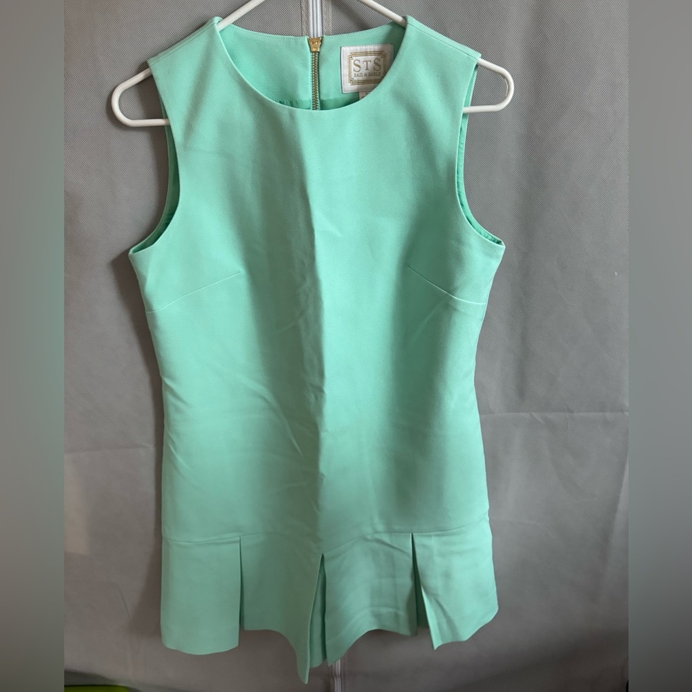 NWT Sail to Sable Turquoise Sleeveless Midi Dress